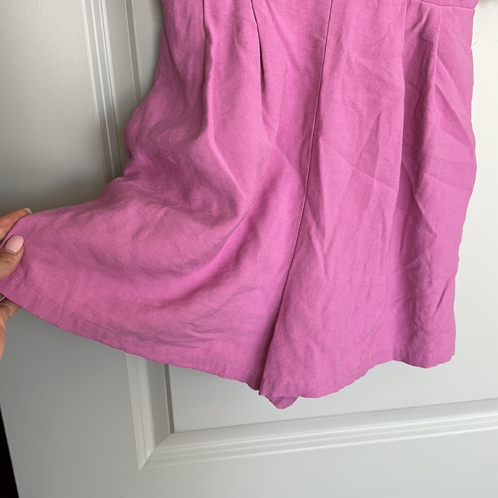Pink romper + bow! - Picture 3 of 4